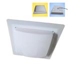 Plafon Infinity Led 20W 6.400K 127V 28X28cm aro branco