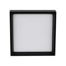 Plafon Led 24W Stella Sobrepor Deep 25cm Recuado Preto 3000K STH20904PTO/30