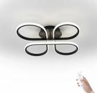 Plafon Led 3 Em 1 45w Decor Cinderella Com Controle Remoto 127e220v Preto