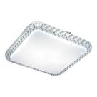 Plafon Led 36W Acrílico Transparente Quadrado 43cm Bivolt