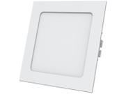 Plafon LED de Embutir e Sobrepor Quadrado - 32W Black+Decker 2x1 Borda Infinita Branco