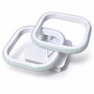 Plafon Led Duplo Quadrado 23cm Branco Iluminação Moderna E Sofisticada Lumiville 127/220v