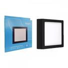 Plafon Led Embutir Elgin Quadrado 18W. 6500K. Bivolt Preto