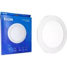 Plafon Led Embutir Elgin Redondo 18W. 1440Lm. 6500K. Bivolt Branco