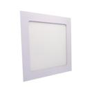 Plafon Led Embutir Quadrado 18W 4100K Leitoso Blumenau