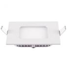 Plafon LED Embutir Quadrado 6W 6500K Leitoso Blumenau