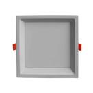 Plafon Led Embutir Recuado 12w 3000k Low Frame Bella DLD012Q