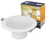 Plafon Led Embutir Redondo 10W Branco Frio Bivolt