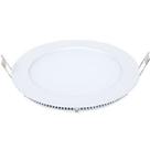 Plafon Led Embutir Redondo 18W 6500K Leitoso Blumenau