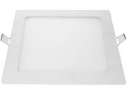 Plafon Led Quadrado 12W Painel Embutir Slim Avant 6500K