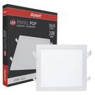 Plafon Led Quadrado 24w Painel Embutir Slim Avant 1ª Linha