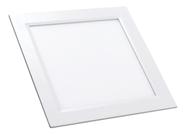 Plafon Led Quadrado Embutir 6W Branco Quente 12Cm X 12Cm