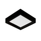 Plafon Led Quadrado Recuado 24w Preto 3000k Nordecor
