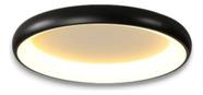 Plafon Led Sala Luminária Escritório One Circle Black -mg137