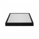 Plafon Led Sobrepor 18W Quadrado 3000K Preto Blumenau