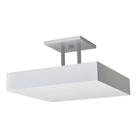 Plafon LED Sobrepor 30x30 Metálico 4 Lâmpadas Quadrado Moderno Plafon LED Sobrepor 30x30 Metálico 4 Lâmpadas Quadrado Moderno