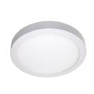 Plafon LED Sobrepor Blumenau Redondo 18W 3000K Leitoso