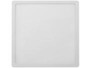 Plafon Led Sobrepor Elgin Quadrado 24W. 6500K. Bivolt Branco