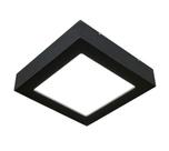 Plafon Led Sobrepor Valencia 16W 26x26 3000K Preto Bivolt