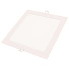 Plafon LED Tramontina Quadrado de Embutir Slim 18 W Bivolt 3000 K Luz Amarela