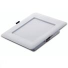 Plafon LED Tramontina Quadrado de Embutir Slim 480 lm 6 W Bivolt 3000 K Luz Amarela