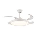 Plafon led ventilador flesh wind 36w 180 branco biv embuled ebvl80003