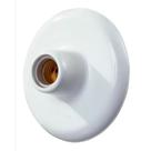 Plafon Luminária de Teto Redonda Bocal Branco, Bivolt 250V
