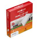 Plafon Luminária Painel Superled 12w de Sobrepor Bivolt 6400k Quadrado Ourolux Plafon Luminária Painel Superled 12w de Sobrepor Bivolt 6400k Quadrado Ourolux