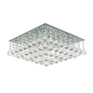 Plafon Lumix LN146 40cm Quadrado Transparente G9