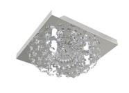 Plafon Lustre de Cristal Legitimo Quadrado 23cm Lavabo Corredor Hall Sala Loft