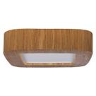 Plafon Madeira Led Arredondado 12W Bivolt Freijó
