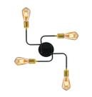 Plafon Moderno Charlô 4 Lâmpadas Mesa Sala Cozinha Gourmet Living Caisma