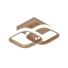 Plafon Moderno Dourado 24cm LED 22W 3 em 1 Bivolt 15019-PL