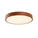 Plafon Moderno Sobrepor Oris 60cm Led 3000k Imbuia Nordecor