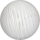 Plafon Moderno Solaris Vidro Curvo Abstrato Riscado 250mm