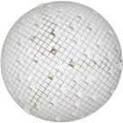 Plafon Moderno Solaris Vidro Curvo Tema Mini Xadrez 300mm