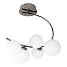 Plafon Nero Globo Vidro p/ G9 Bella Iluminação Mm001 St2138