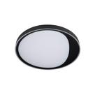 Plafon Nordecor Benn 2345 50cm Led Bivolt Preto Preto 2345