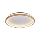 Plafon Nordecor Glyn 90027 50cm Led Dimerizável Dourado Fosco Bivolt