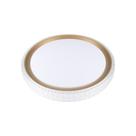 Plafon Nordecor Kenle 2665 Redondo Led Bivolt Dourado Fosco