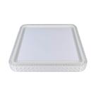 Plafon Nordecor Kenle 2666 Quadrado Led Bivolt Branco Branco 2666