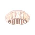 Plafon Nordecor Wavy 2947 Led Bivolt Ouro Champagne