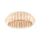Plafon Nordecor Wavy 2948 Led Bivolt Ouro Champagne