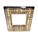 Plafon Ornella Quadrado Cristal LED 20W 40x10cm - Altaluce