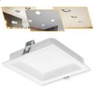 Plafon Painel Embutir De Led Quadrado 18w Recuado Bivolt