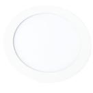 Plafon painel embutir redondo branco quente 3000k led 18w