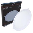 Plafon Painel Led Redondo Embutir 24w 6500k Ultra Slim 30cm