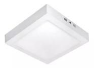 Plafon Painel Led Sobrepor 12w Quadrado 4000k Branco neutro Bivolt Startec
