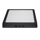 Plafon Painel Sobrepor Led Quadrado Preto 24w 30x30 6500k