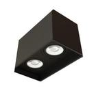 Plafon par20 duplo preto 23x12x13,5cm - MOON